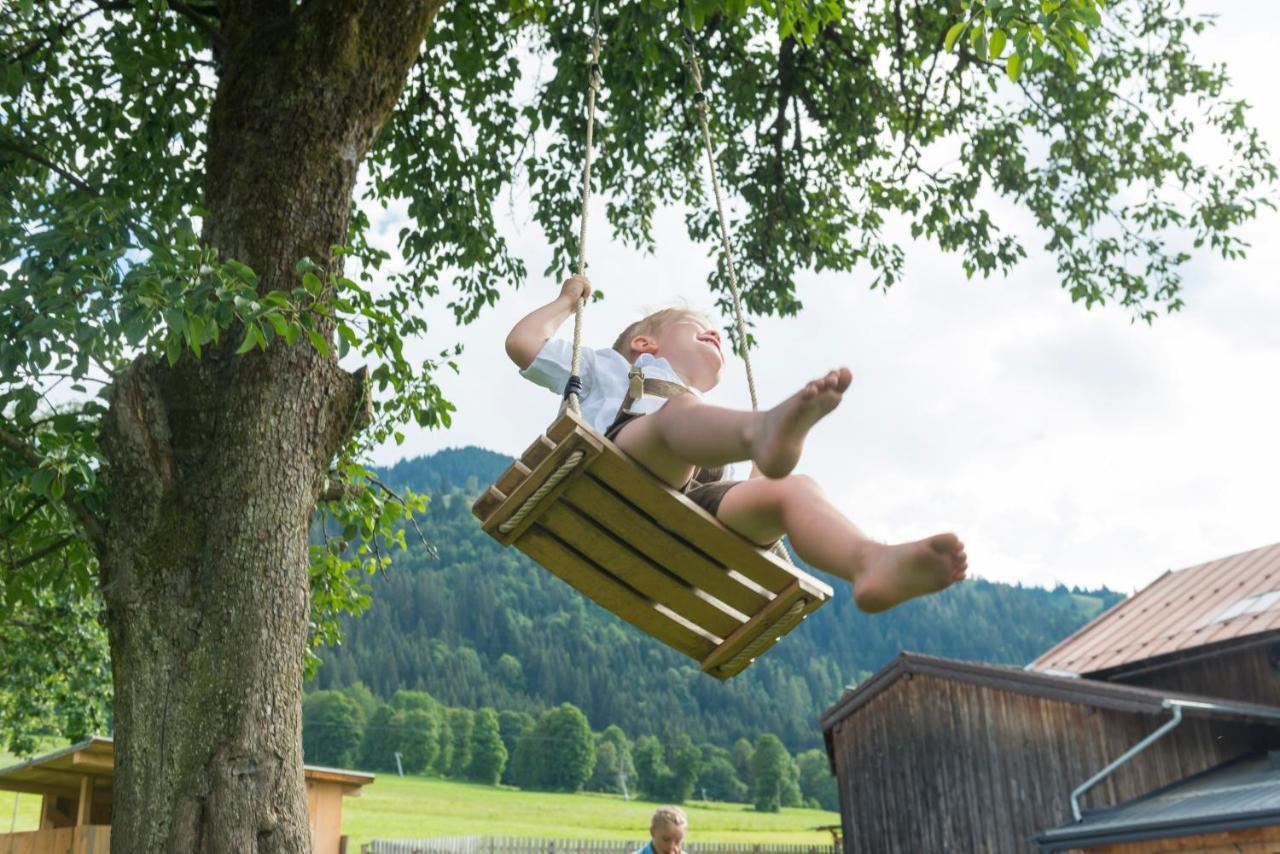 Hartlhof Urlaub Am Baby- Und Kinderbauernhof Villa Niederau Exterior photo